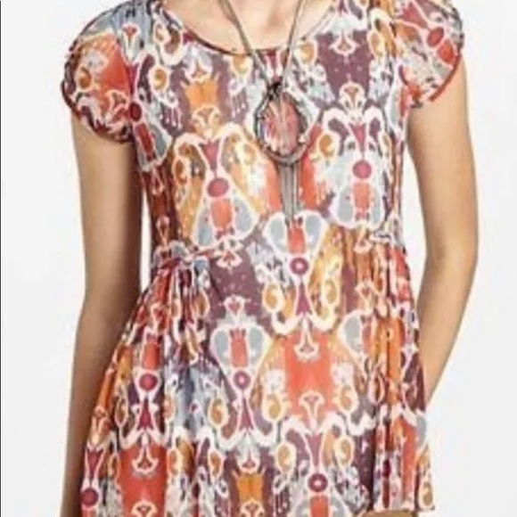 Anthropologie Weston Wear Sprouted Peplum Top - Picture 2 of 6